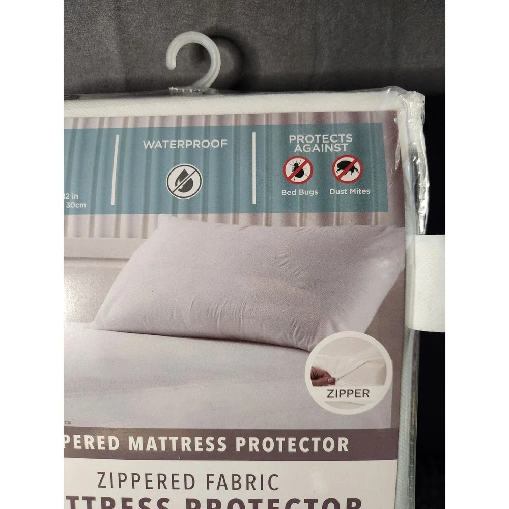 Sultan's Zippered‎ FABRIC Mattress Cover Waterproof Bug Free KING SIZE~NEW!